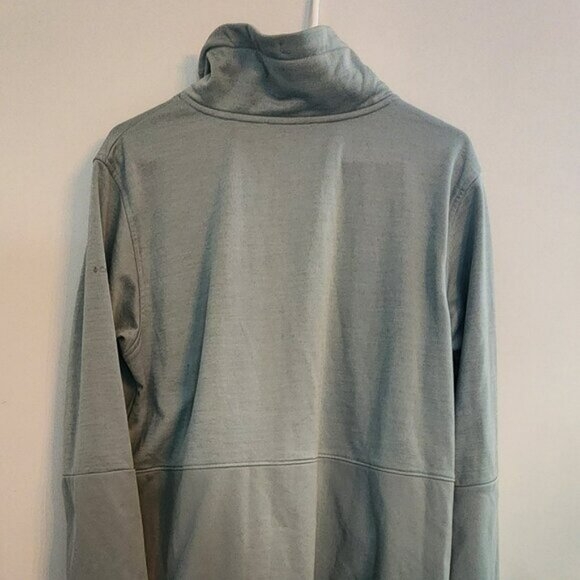 Columbia Pullover-Women's XL-Green-Fleece Lined-Drawstring Neck-Excellent Cond. - Picture 3 of 7